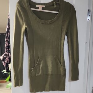 Love By Design Khaki Women's Crew Neck Sweater
